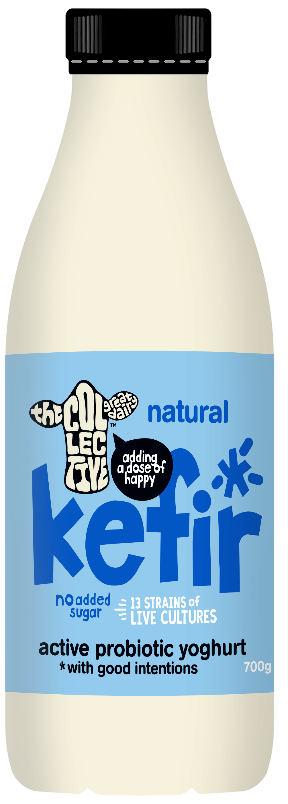 Natural Kefir 500ml  The Collective, great dairyno bull